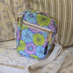 Vibrant Floral Crossbody Bag
